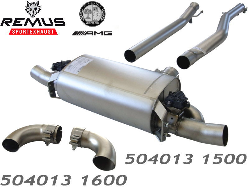 Remus 13-18 Mercedes A 45 AMG Cat-Back Exhaust w/Connection Tubes