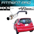 HKS 09-14 Honda Fit Hi-Power Rear Section Only Exhaust (SUS304 NO COATING)