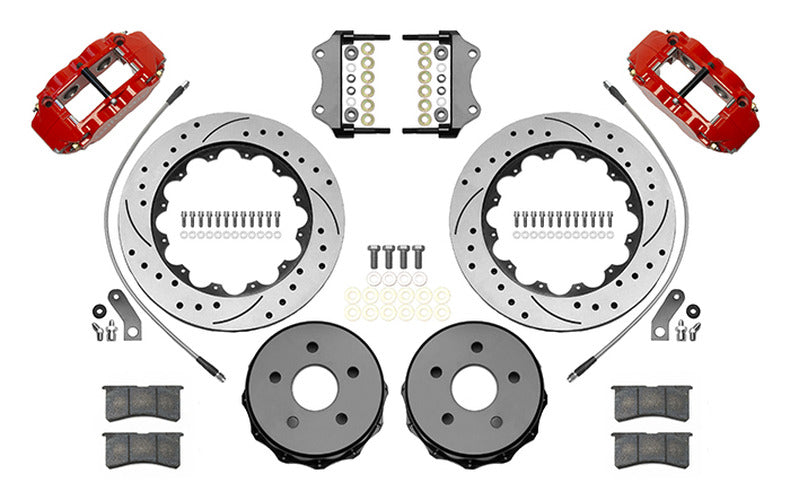 Wilwood Superlite 4R Rear Brake Kit 14.00 Black 2018-Up Jeep JL w/Lines