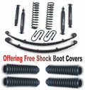 84-01 Jeep Cherokee XJ 3 Inch Lift Kit With Rear Springs -Dana 35 Nitro Shocks Zone Offroad