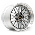 BBS LM 20x9 5x114.3 ET28 Diamond Black / Diamond Cut Lip Wheel PFS/Clip Required