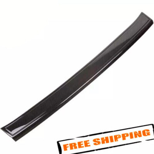 Revel GT Dry Carbon Rear Bumper Applique 17-18 Honda Civic Type-R & Hatchback - 1 Piece