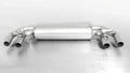 Remus 2014 Volkswagen Golf R Mk VII Axle Back Exhaust w/Connection Tubes/Black Chrome Tail Pipe Set