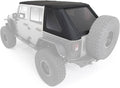 Bowless Combo Top W/Tinted Windows Black Diamond 07-18 Wrangler JK 4 Door Smittybilt
