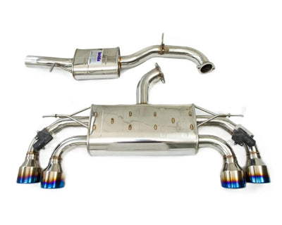 Invidia 18-21 Volkswagen Golf MK7.5 Valved Q300 Rolled Stainless Steel Tip Cat-Back Exhaust