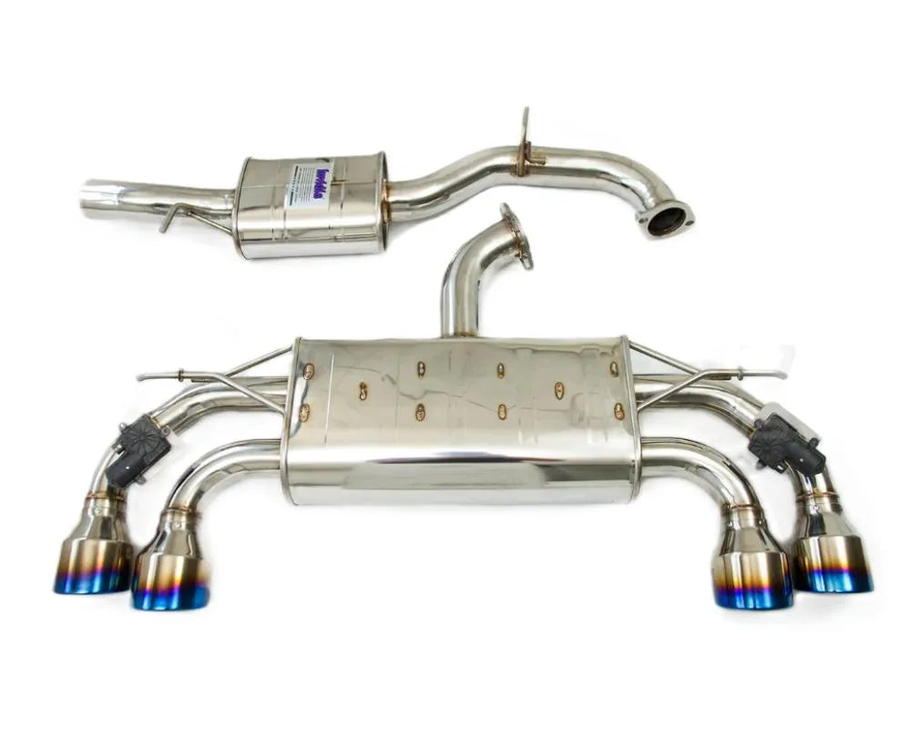 Invidia 18-21 Volkswagen Golf MK7.5 Valved Q300 Rolled Stainless Steel Tip Cat-Back Exhaust