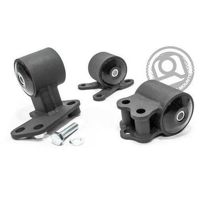 Innovative 92-95 Civic B/D Series Black Steel Mounts 75A Bushings (Auto to Manual Hydro 3 Bolt)