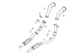 Akrapovic 2020+ Audi RS Q8 (4M) Link Pipe Set (SS) Catted (Excl Models w/5C1 Option Code)