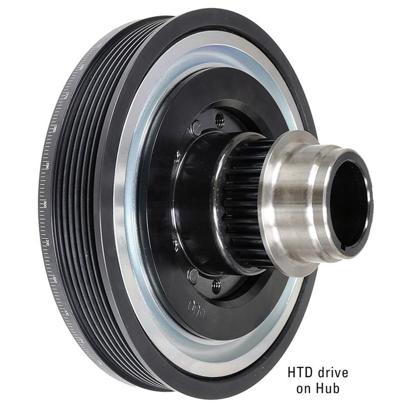 ATI Damper - 7.48in - Alum LW - 6 Grv - LS1/LS2 - F & V Body - 25T 8mm HTD Drive On Rear