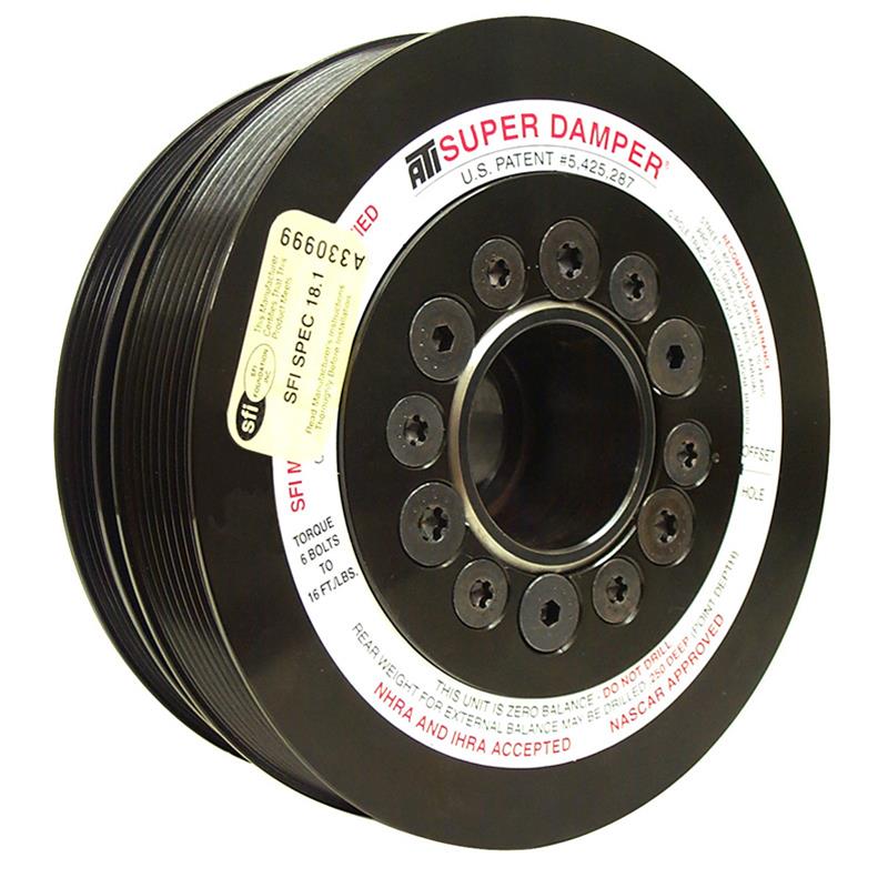 ATI Damper - 7.425in - Steel LW - 8 & 4 Grv - LS1-2-3-6 & L76 - 97-13 - Y Body & SS & G8 - 3 Ring