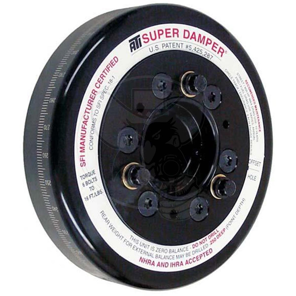 ATI Damper - 7.45in - Alum - (3) 4 Grv - Nissan RB26 R32 - 1000 HP - 2 Ring - 1Pc