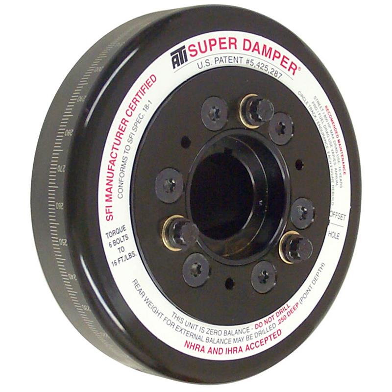 ATI Damper - 6.325in - Alum - Nissan - L16 18 20 - 3 Ring
