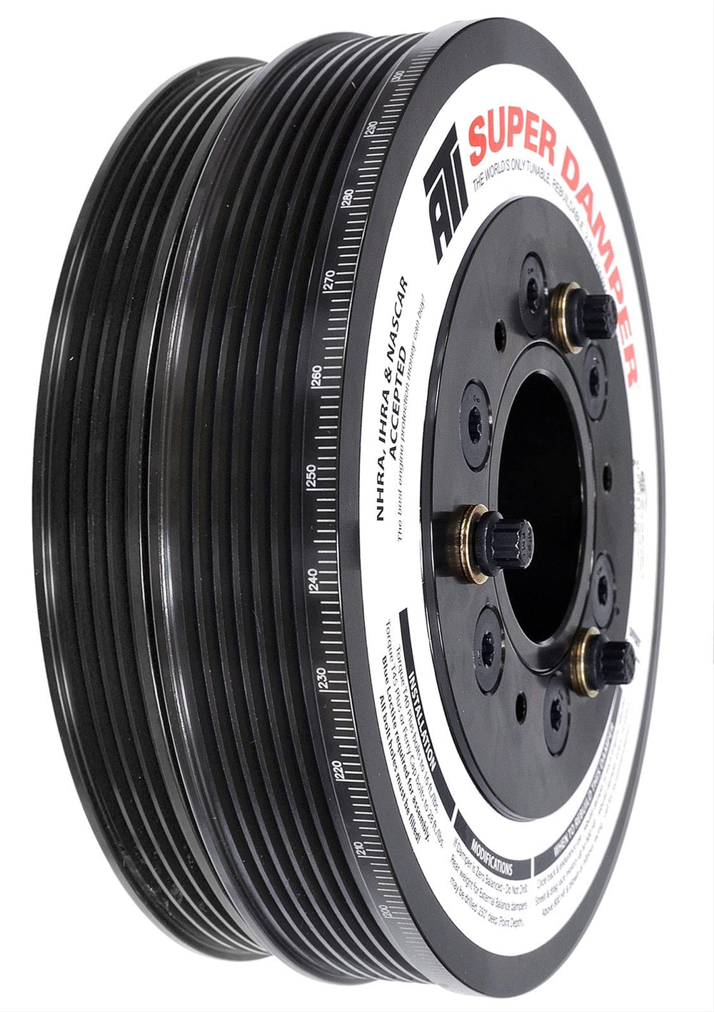 ATI Damper - 7.425in - Steel LW - 6/4 Grv - LS1/LS2 - F & V Body - 3 Ring