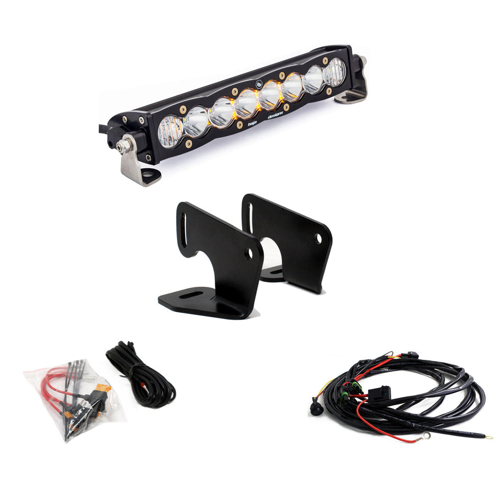 Baja Designs 07-18 Jeep Wrangler JK Squadron Pro Spot A-Pillar Kit LED Light Pods - White