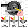 ATI Damper - 7.65in - Alum - 8 Grv - LS7 - Y Body - Gen 5 Z28 - LS3 - OEM Size - No A/C - 2 Ring
