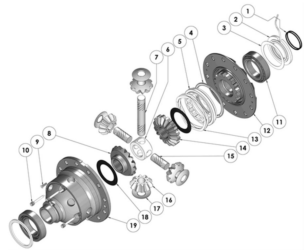 ARB Sp Diff Case 161/163/165/167/189