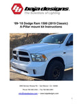 Baja Designs 09-19 Dodge Ram 1500 A-Pillar Kit Squadron Sport