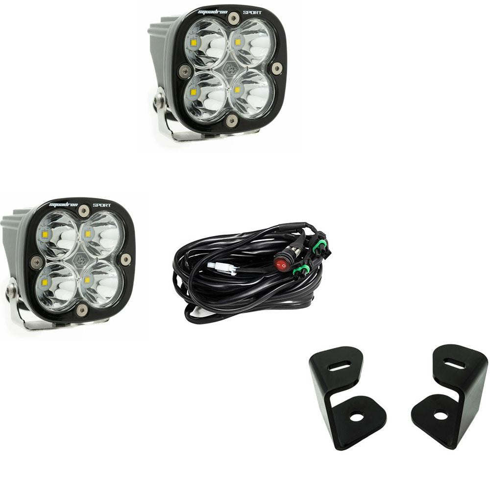 Baja Designs 09-19 Dodge Ram 1500 A-Pillar Kit Squadron Sport