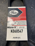 Gates 02-06 Mini Cooper S OEM & 15% Super Charger Pulley Belt