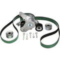 Gates 04-07 Freightliner Columbia Caterpillar C15 Diesel Serpentine Belt Kit