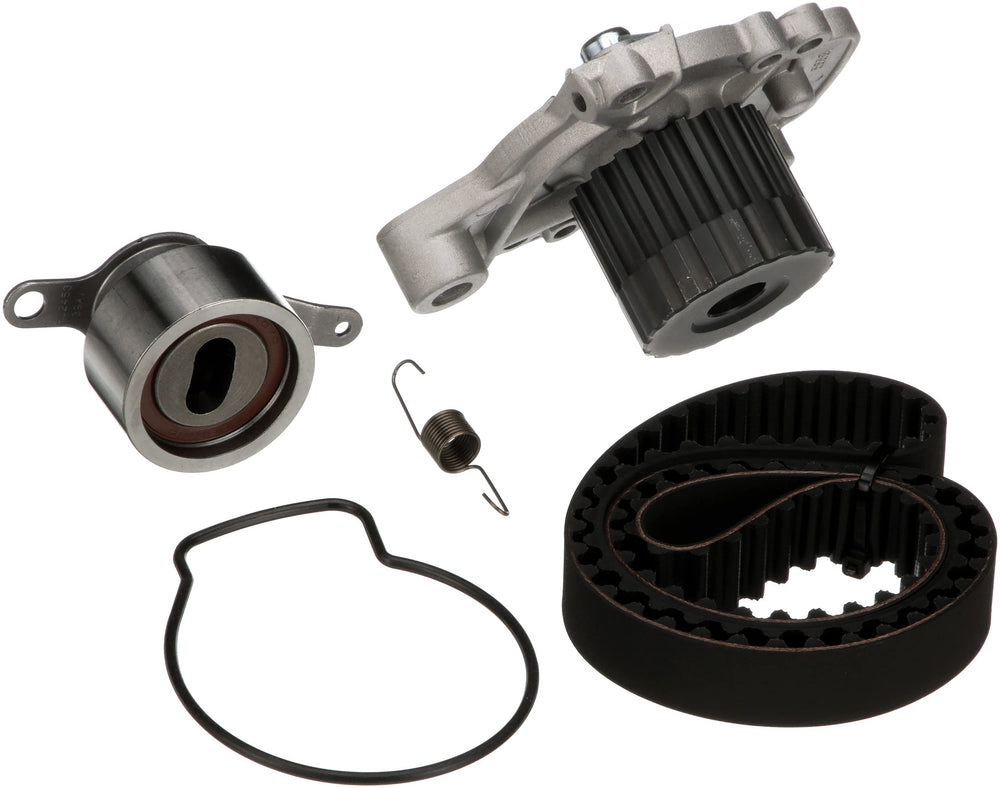 Gates 97-00 Acura EL / 96-00 Civic 1.6L Stock Replacement Timing Belt Tensioner & Water Pump Kit