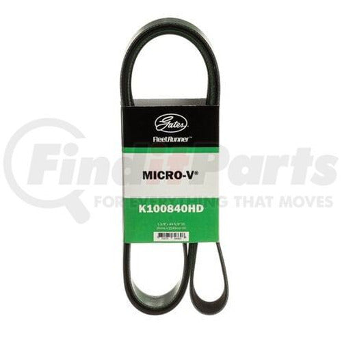 Gates 07-10 Ford Mustang V8 5.4L K10 1-3/8in x 84-25/32in Heavy Duty Micro-V Belt
