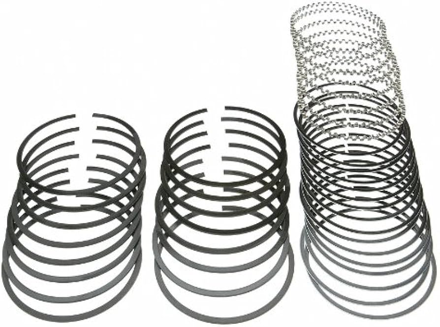Mahle Rings Buick 307Y 5.0L 350BHJX 5.7L Engs 68-88 Cad 307 9 5.0L Eng Plain Ring Set