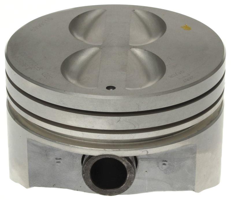 Mahle OE GM 5.7L 350 V8 Flat Top STD w/ PR Moly Piston With Rings Set (Set of 8)