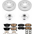 Power Stop 03-08 Hyundai Tiburon Front & Rear Z17 Evolution Geomet Coated Brake Kit
