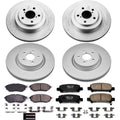 Power Stop 05-09 Subaru Legacy Front & Rear Z17 Evolution Geomet Coated Brake Kit