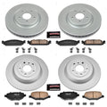 Power Stop 09-11 Ford Flex Front & Rear Z17 Evolution Geomet Coated Brake Kit