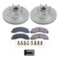 Power Stop 99-02 Ford F-350 Super Duty Front Z17 Coated Brake Kit
