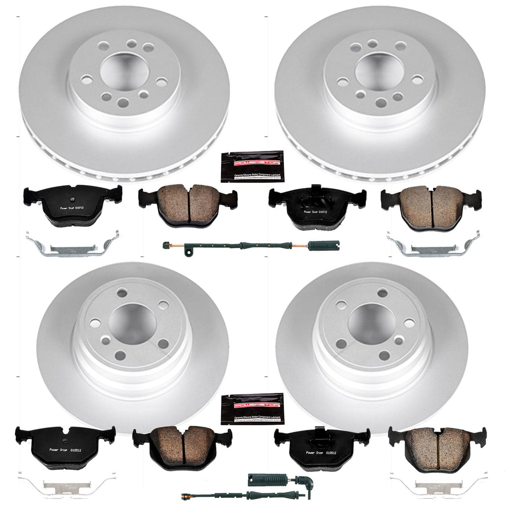 Power Stop 00-06 BMW X5 Front & Rear Z23 Evolution Sport Coated Brake Kit