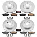 Power Stop 2005 Subaru Legacy Front & Rear Z17 Evolution Geomet Coated Brake Kit