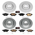 Power Stop 08-11 Saab 9-3 Front & Rear Z23 Evolution Sport Coated Brake Kit