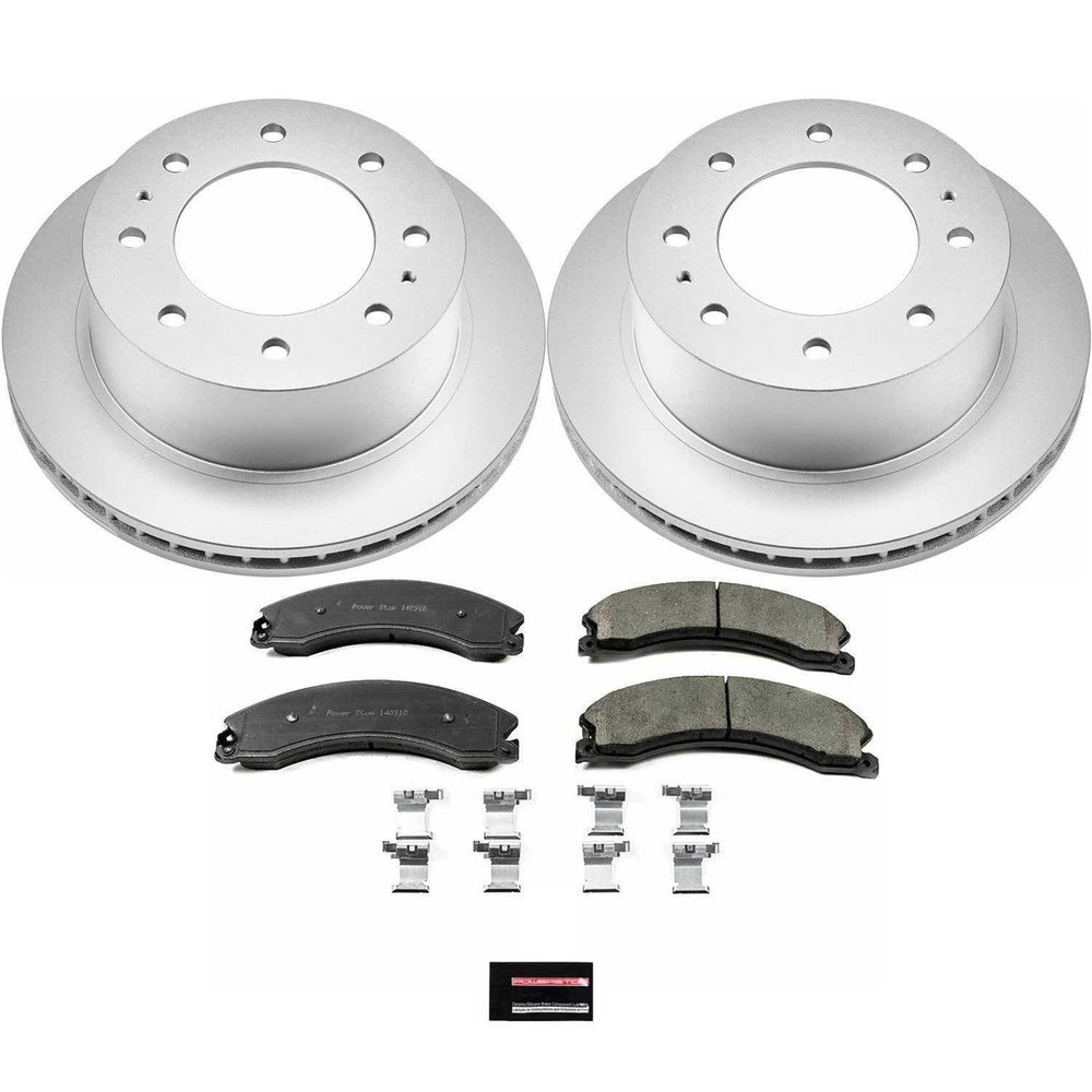 Power Stop 15-19 GMC Sierra 2500 HD Rear Z17 Coated Brake Kit