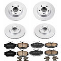 Power Stop 96-99 Ford Taurus Front & Rear Z17 Evolution Geomet Coated Brake Kit