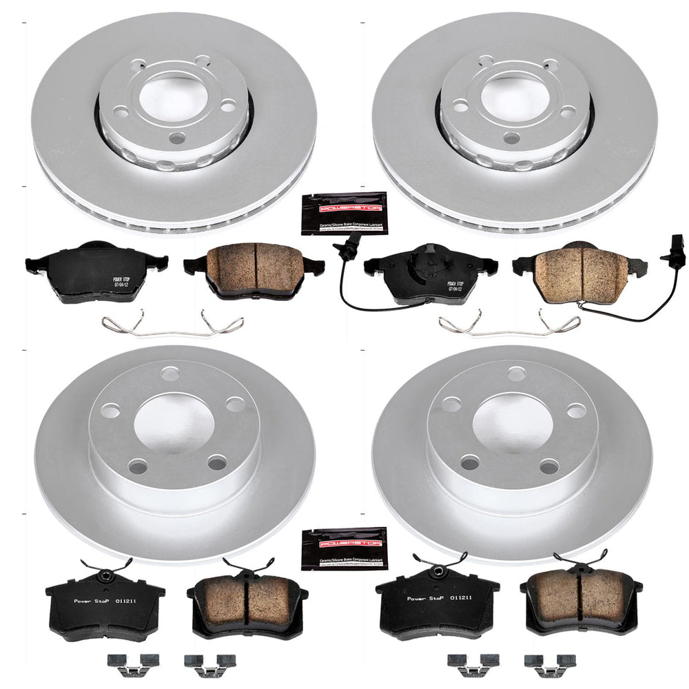 Power Stop 99-05 Volkswagen Passat Front & Rear Z23 Evolution Sport Coated Brake Kit