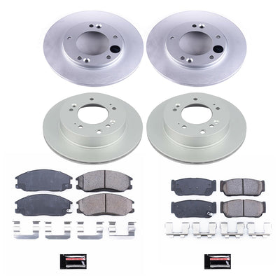 Power Stop 07-09 Kia Sorento Front & Rear Z17 Evolution Geomet Coated Brake Kit