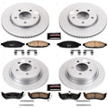 Power Stop 04-08 Chrysler Pacifica Front & Rear Z17 Evolution Geomet Coated Brake Kit
