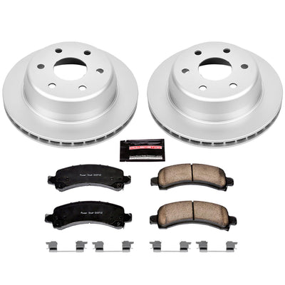 Power Stop 03-06 Cadillac Escalade Front & Rear Z17 Evolution Geomet Coated Brake Kit
