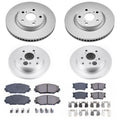 Power Stop 09-10 Pontiac Vibe Front & Rear Z17 Evolution Geomet Coated Brake Kit