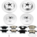 Power Stop 17-19 Lincoln MKZ Front & Rear Z17 Evolution Geomet Coated Brake Kit