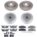 Power Stop 13-18 Lincoln MKT Front & Rear Z17 Evolution Geomet Coated Brake Kit