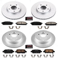 Power Stop 04-09 Nissan Quest Front & Rear Z17 Evolution Geomet Coated Brake Kit