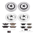 Power Stop 17-18 Lincoln Continental Front & Rear Z17 Evolution Geomet Coated Brake Kit