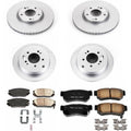 Power Stop 06-09 Hyundai Azera Front & Rear Z17 Evolution Geomet Coated Brake Kit