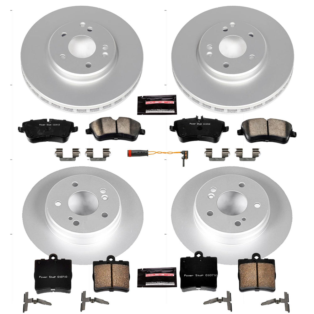 Power Stop 06-08 Mercedes-Benz SLK280 Front & Rear Z23 Evolution Sport Coated Brake Kit
