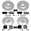 Power Stop 06-08 Mercedes-Benz SLK280 Front & Rear Z23 Evolution Sport Coated Brake Kit