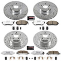 Power Stop 04-06 Subaru Baja Front & Rear Z26 Street Warrior Brake Kit